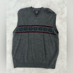 Vintage Bass Lambswool Vest - Wintery